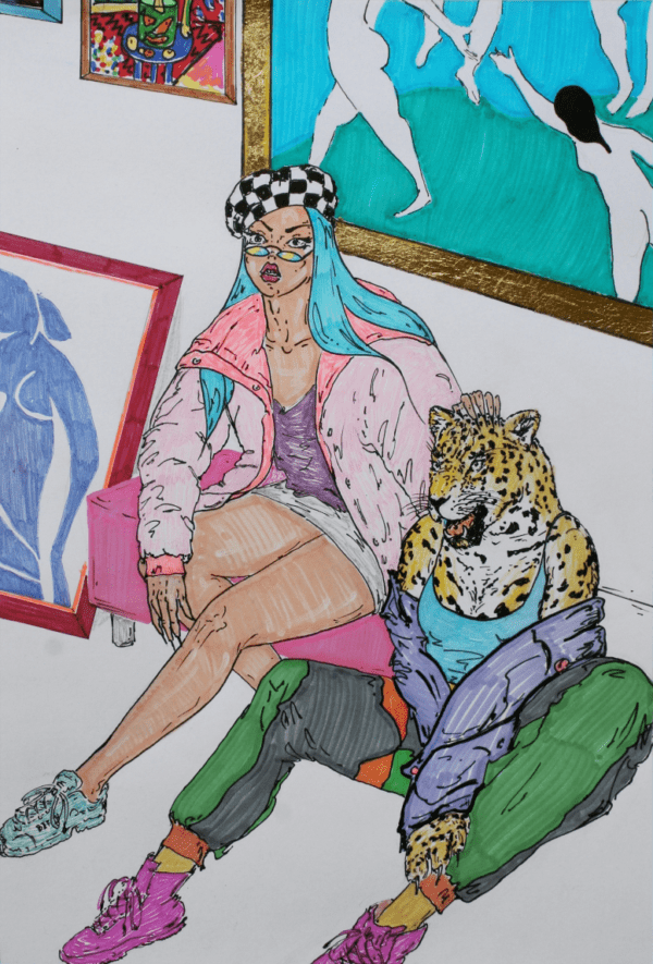 Human, jaguar´s best friend.